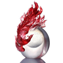 Crystal Mythical Creature, Phoenix, Guardian, Vermilion Bird of the South-Dance of the Phoenix