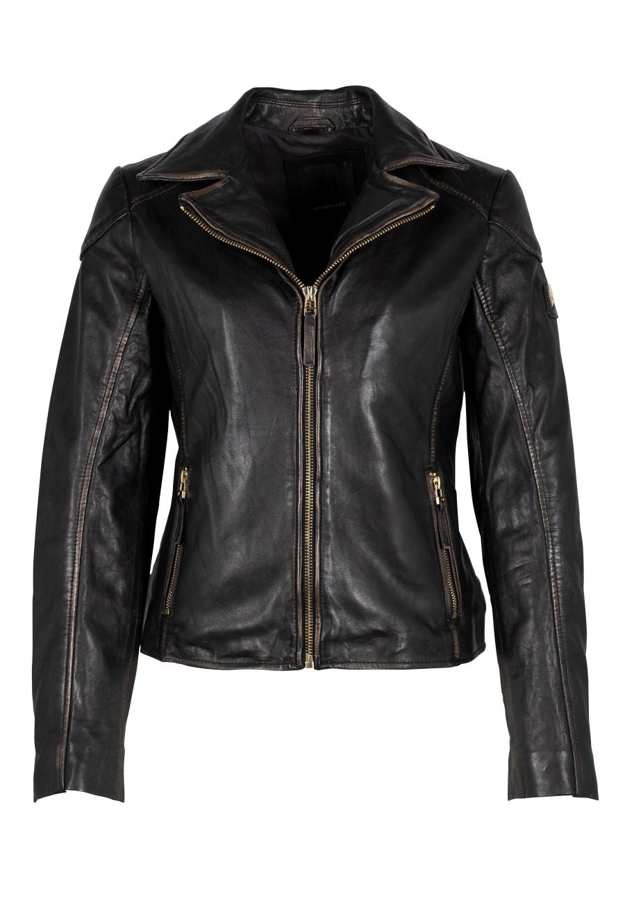 OLIVIA RF LEATHER JACKET