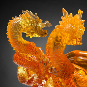 Crystal Mythical Creature, Dragon, The Yin Yang Cycle of Nine Dragons