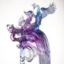 LIULI Crystal Art, Phoenix, Splendor In The Nine Heavens
