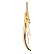 Crystal Guangong, Courageous of General Guan Gong - Righteous One (24K Gold-Plated Sword)