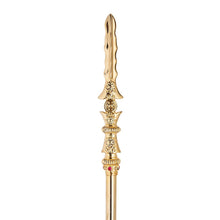 Crystal Guangong, Courageous of General Guan Gong - Righteous One (24K Gold-Plated Sword)