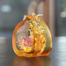 Crystal Peace Figurine, Spring Peach of Longevity