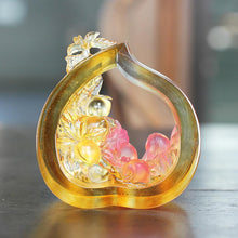Crystal Peace Figurine, Spring Peach of Longevity