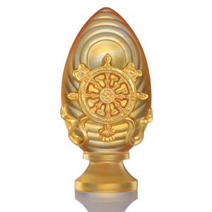 Crystal Feng Shui, Eight Auspicious Offerings, Dharma Wheel-Auspicious Fulfillment