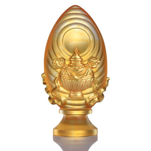 Crystal Feng Shui, Eight Auspicious Offerings, Vase of Treasures-Auspicious Wishes