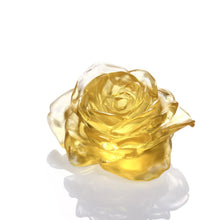 Amorous Chinese Crystal Rose Flower | LIULI