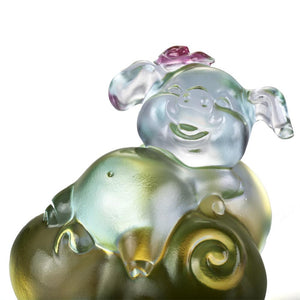 Crystal Animal, Pig, Fortune and Fulfillment