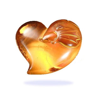 Crystal Paperweight, Heart Shape Mouse, Zodiac, The Mouse-Its Star, Its Heart