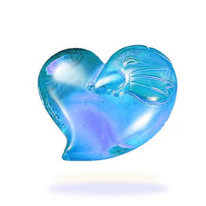Crystal Paperweight, Heart Shape Mouse, Zodiac, The Mouse-Its Star, Its Heart