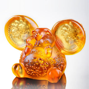 Crystal Animal, Mice, Mouse, Zodiac-Year of the Rat, Come Fortune