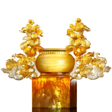 Exultation of Heaven and Earth Ding (Nobility) - Dragon Vessel, Crystal Chinese Ding