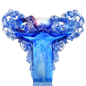 Mildness with Firmness -Ding of Dance to Inspire Brilliance (Crystal Chinese Vessel)