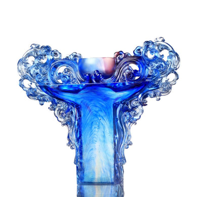 Mildness with Firmness -Ding of Dance to Inspire Brilliance (Crystal Chinese Vessel)