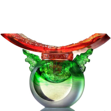 Crystal Vessel, Chinese Ding, Bluntness with Respect-Ding of Mutual Respect