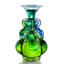 LIULI Crystal Elephants Vase, Auspiciousness On the Rise