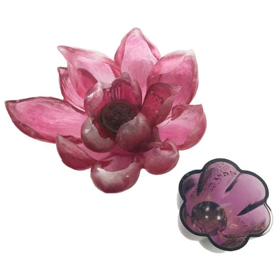 Crystal Flower, Fiery Red: Lotus Flower