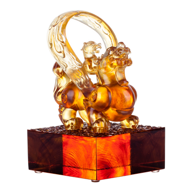 Crystal Mythical Creature, Pixiu, Welcoming Fortunes of this Vast World