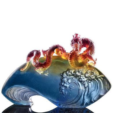 Crystal Mythical Creature, Dragon, The Space Between Heaven and Earth