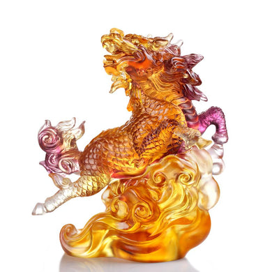 LIULI Crystal Art, Qilin, The Benevolent Qilin