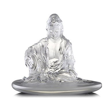 Crystal Buddha, Guanyin, Encompassed by Water and Moon