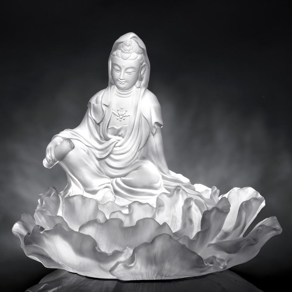 Crystal Buddha, Guanyin, Mortal Smile-A Smile For Serenity