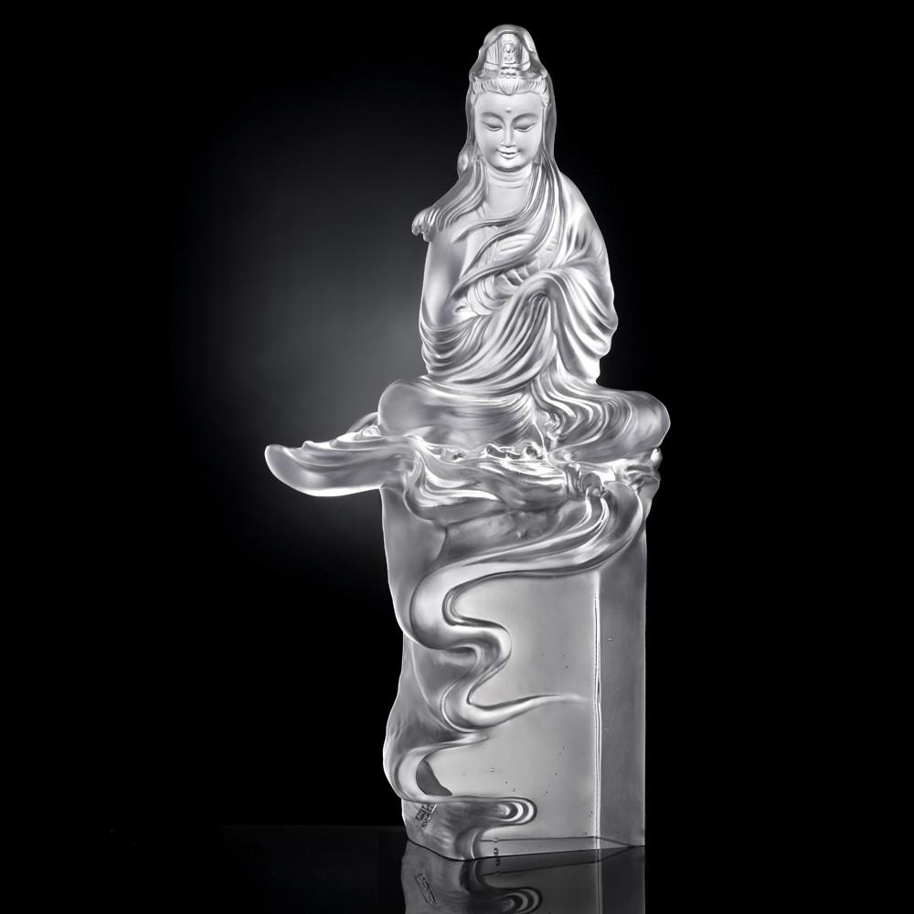 Crystal Buddha, Guanyin, Mortal Smile-A Free and Idle Heart