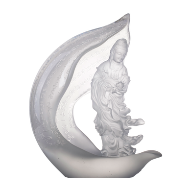 Crystal Buddha, Guanyin, The Lotus