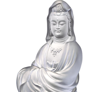 Crystal Buddha, Guanyin, Mortal Smile-Meditation in Spring Wind