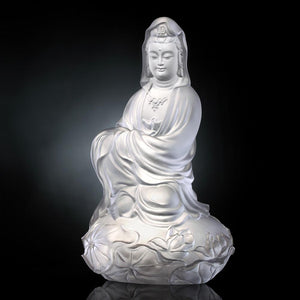 Crystal Buddha, Guanyin, Mortal Smile-Meditation in Spring Wind