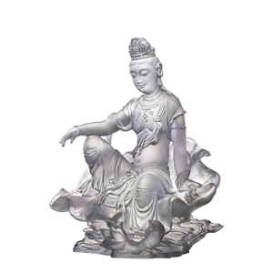 Crystal Buddha, Guanyin, Mortal Smile-Guanyin of Fulfillment and Purity