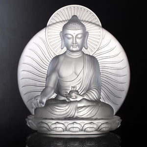 Crystal Buddha, Medicine Buddha, Wishes for Sentient Beings