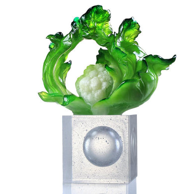 Crystal Kitchen Decor, Cauliflower, Tranquil Resplendence