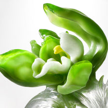 Collector Edition-Crystal Flower, Orchid, A Chinese Liuli Flower, Imminent Spring Dance