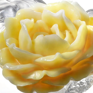 Collector Edition-Crystal Flower, Camellia, A Chinese Liuli Flower, Singular Elegance