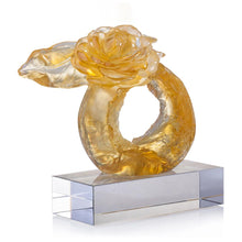 Crystal Flower, Camellia, Singular Elegance (Special Edition, Come with Display Base)