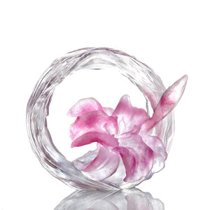 Crystal Flower Figurine, Bloom of a New World (Special Edition, Come with Display Base)