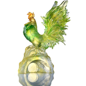 Dance of the Spring Wind (Confident) - Rooster Figurine