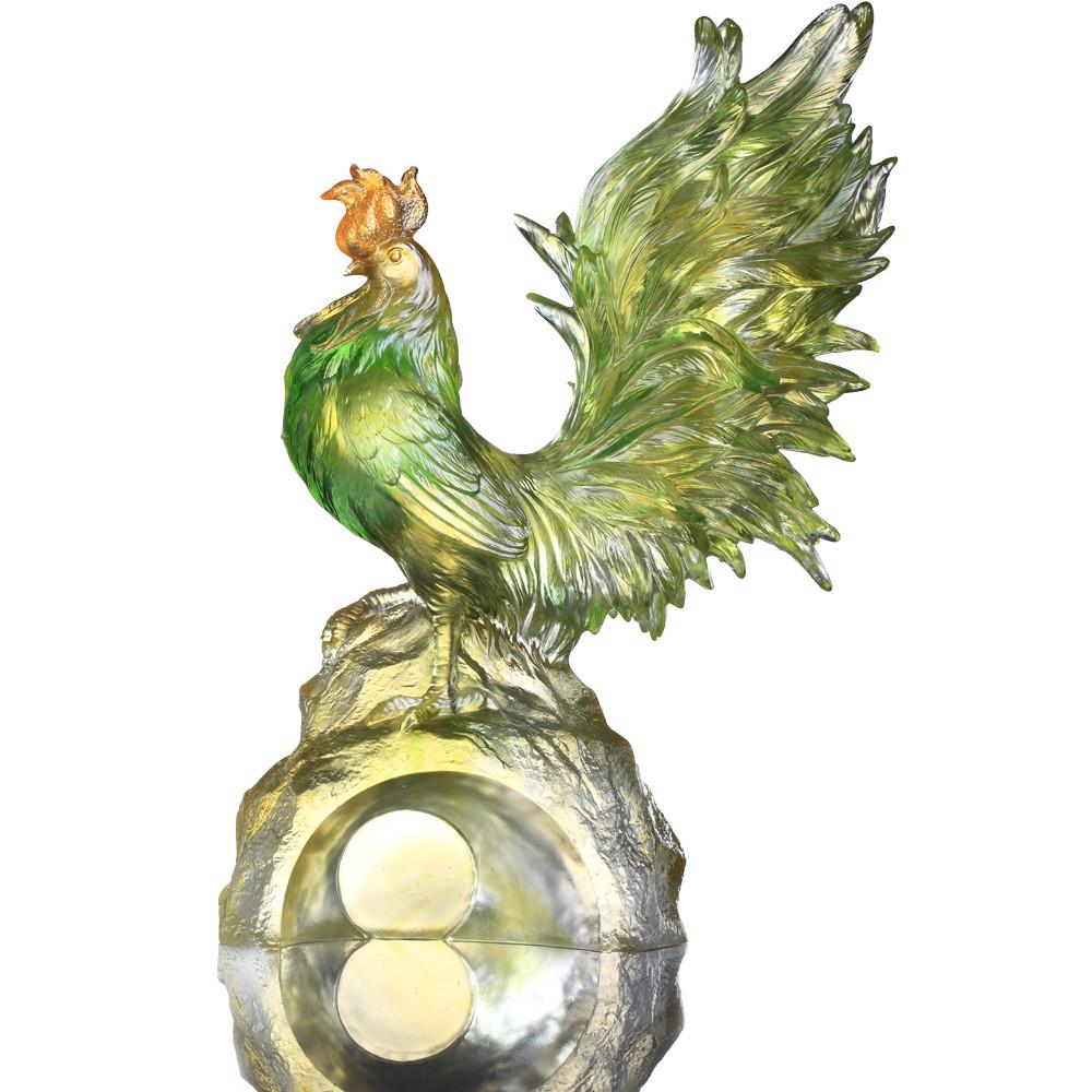 Dance of the Spring Wind (Confident) - Rooster Figurine