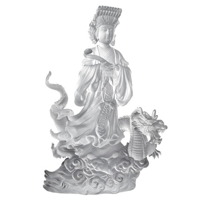 Crystal Buddha, Mazu, Goddess of the Sea, Waves of Benevolent Light