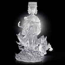 Crystal Buddha, Mazu, Goddess of the Sea, Waves of Benevolent Light