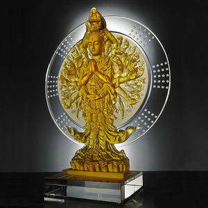 Crystal Buddha, Thousand Arms Guanyin, Only With Compassion-Thousand Goddess of Mercy