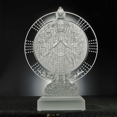 Crystal Buddha, Thousand Arms Guanyin, Only With Compassion-Thousand Goddess of Mercy