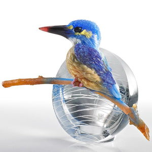 To See, Is To Believe - Kingfisher - Crystal Bird Sculpture