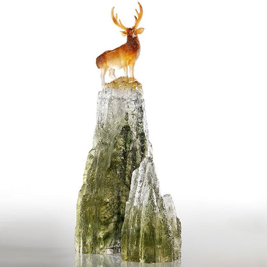 Taiwan Sambar Deer - Auspicious Summit (Ambition) - Deer Figurine