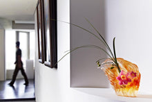 Crystal Floral Vase, Narcissus, Peach Blossom Spring-Narcissus Flower