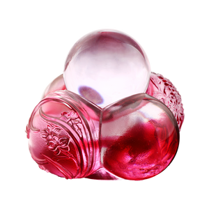 Crystal Paperweight, Feng Shui, As The Good World Turns-Ubiquitous Turning of Ruyi