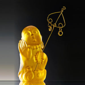 Crystal Buddha, Ksitigarbha Bodhisattva, Joyous and Worry-Free-I Am Not Afraid