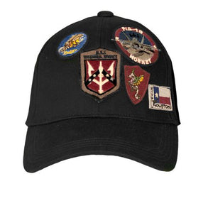 CAP WITH PATCHES